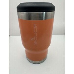 Reduce Vacuum Insulated Can/Bottle Koozie Tumbler 14oz - Peach